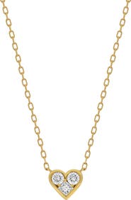 Bony Levy Simple Obsession 18K Yellow Gold Diamond Heart Pendant Necklace - 0.16ct.