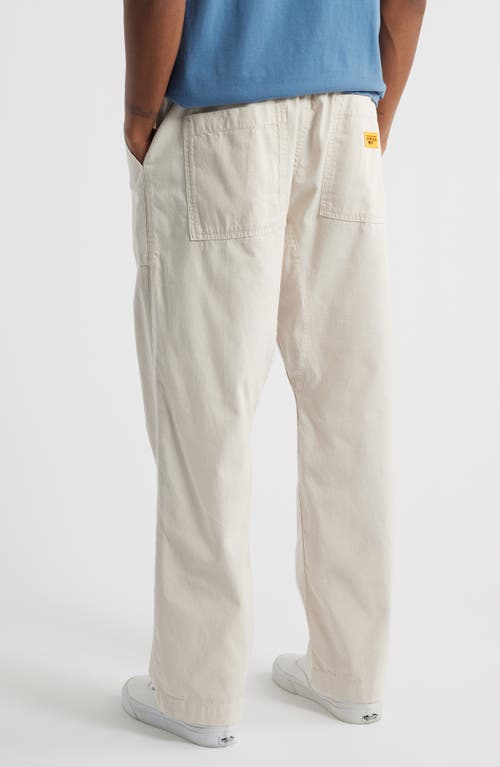 Service Works Organic Cotton Ripstop Drawstring Chef Pants In Bone