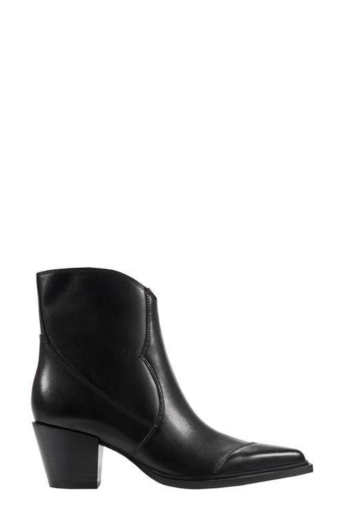 Marc Fisher Ltd Giulie Pointed Cap Toe Bootie In Black