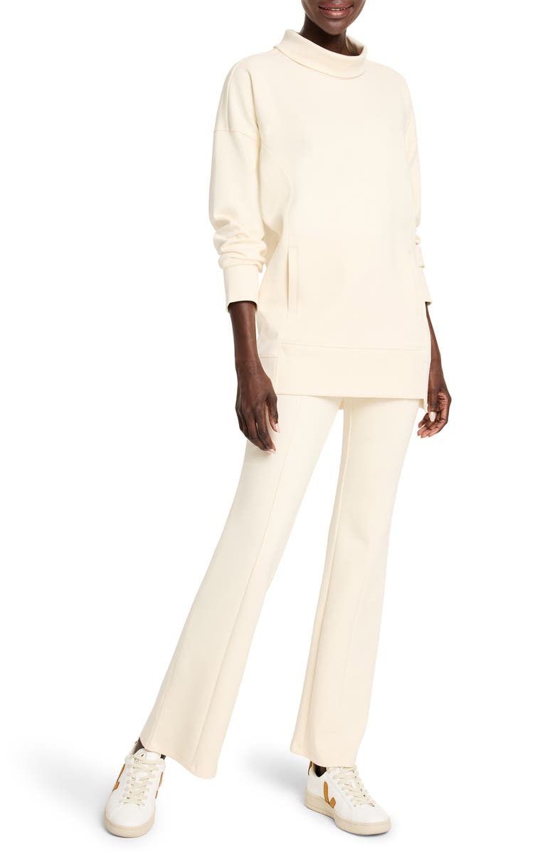 NZ ACTIVE by NIC+ZOE Funnel Neck Scuba Knit Tunic, Alternate, color, 