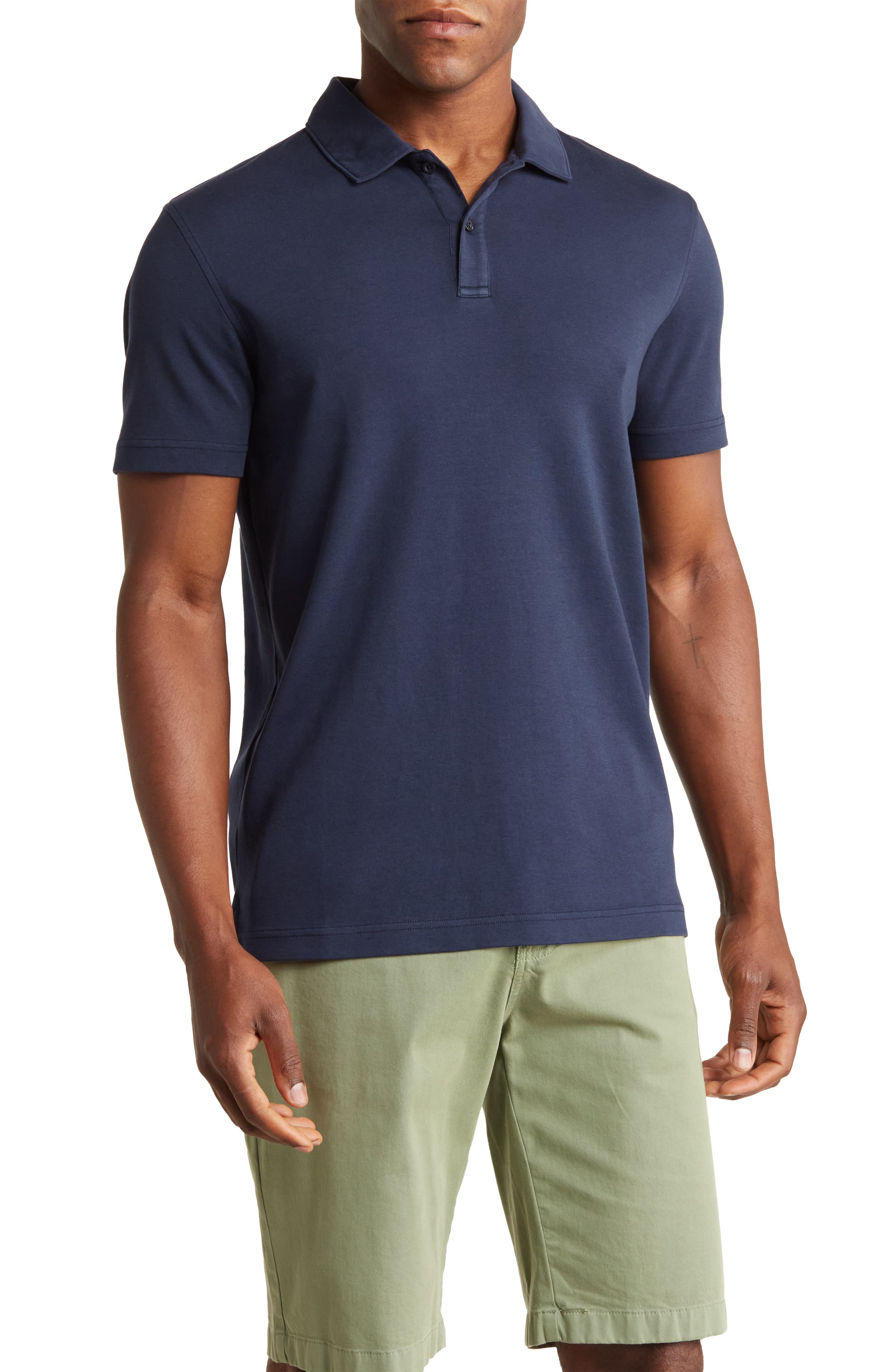 14th & Union Solid Interlock Polo