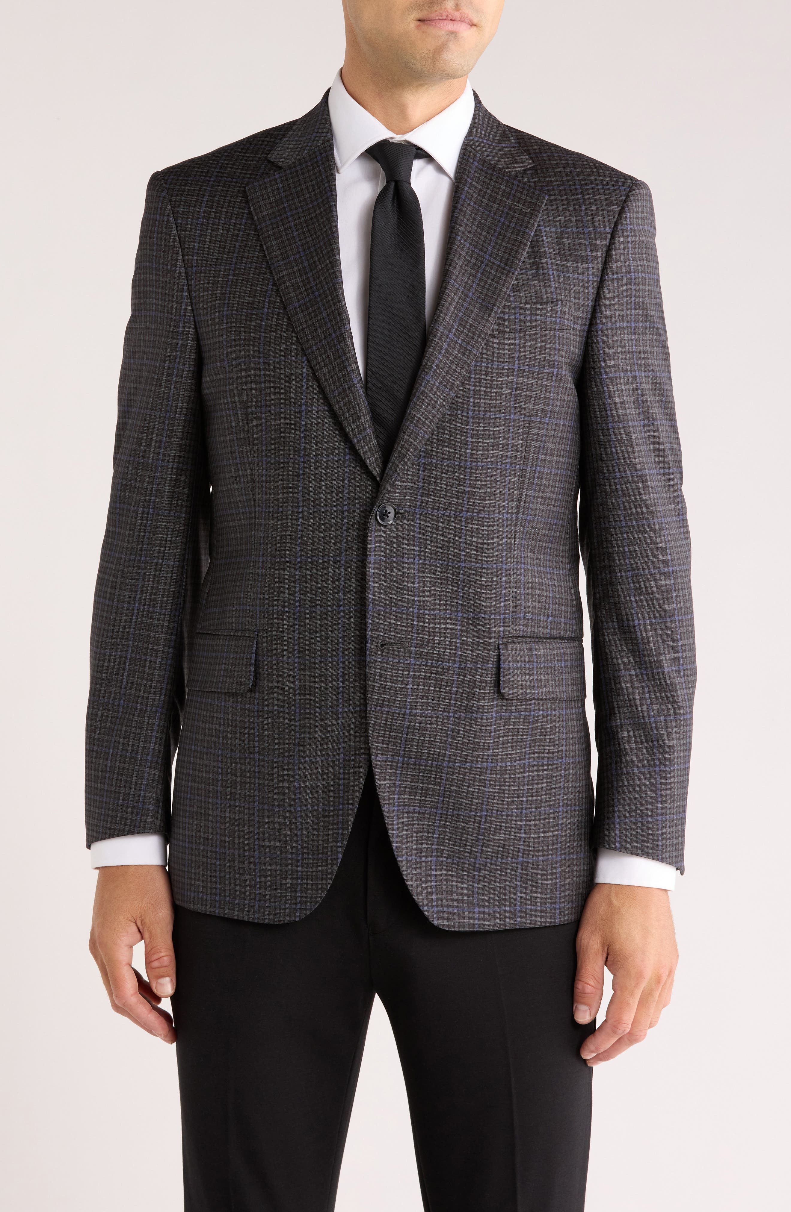 Peter Millar Plaid Wool Sport Coat