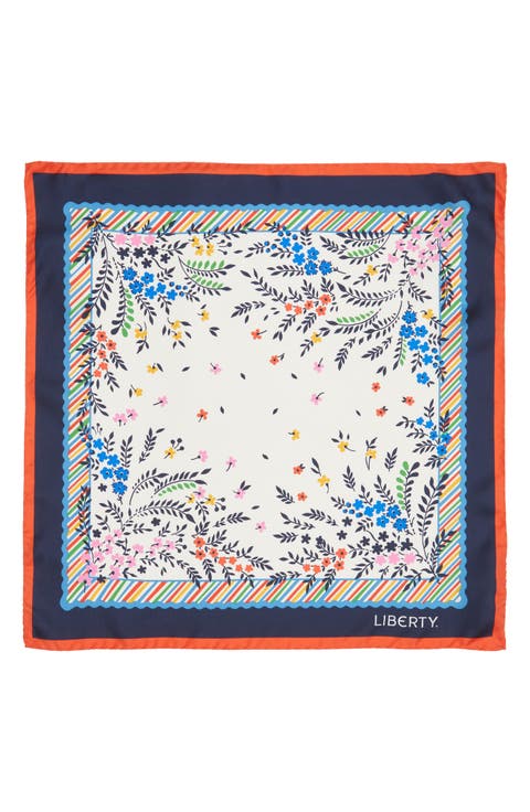 Hope Spring Silk Square Scarf