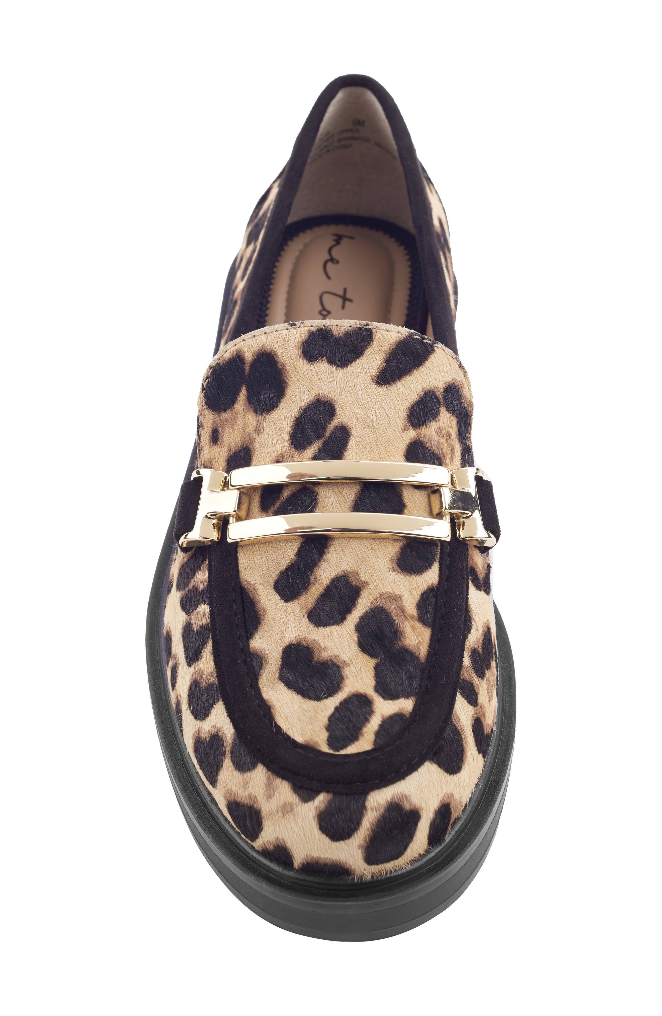 Me Too Fenix Loafer, Alternate, color, Natural Multi Leopard