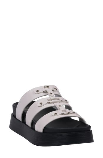 Gc Shoes Stevie Platform Slide Sandal In White