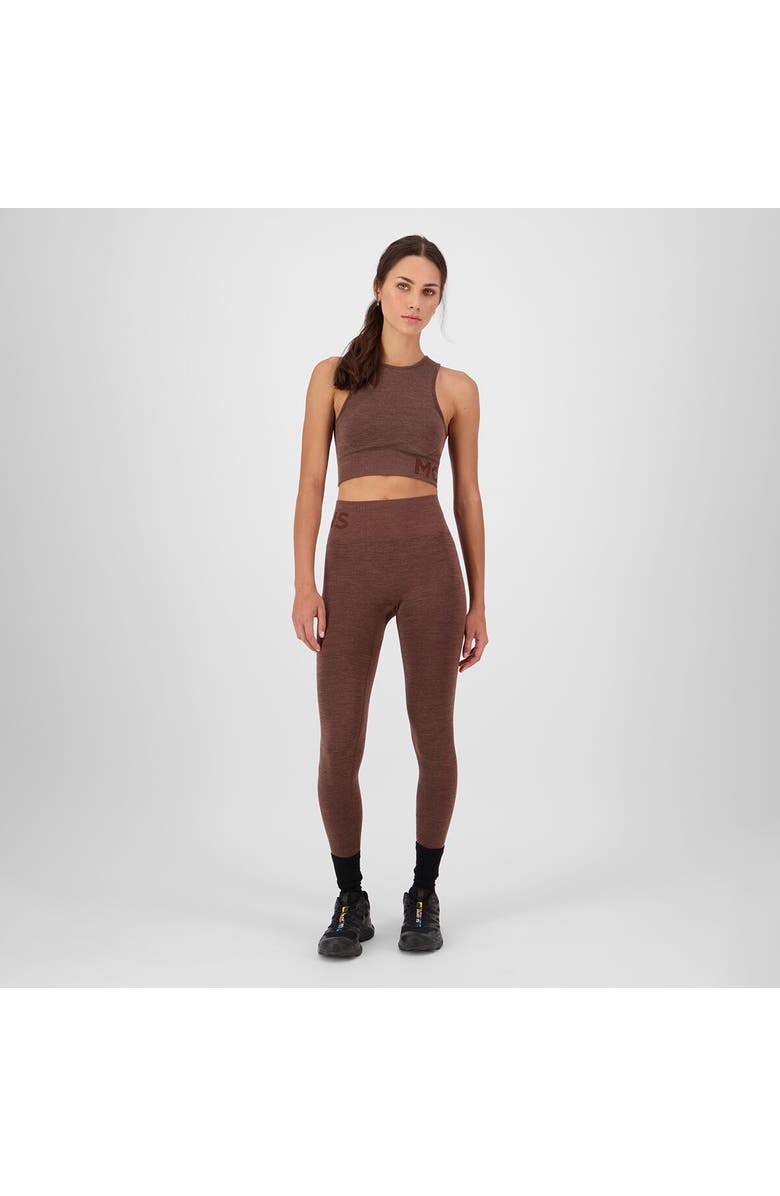 Mons Royale Solace Merino Seamless Legging - Women's, Alternate, color, Henna