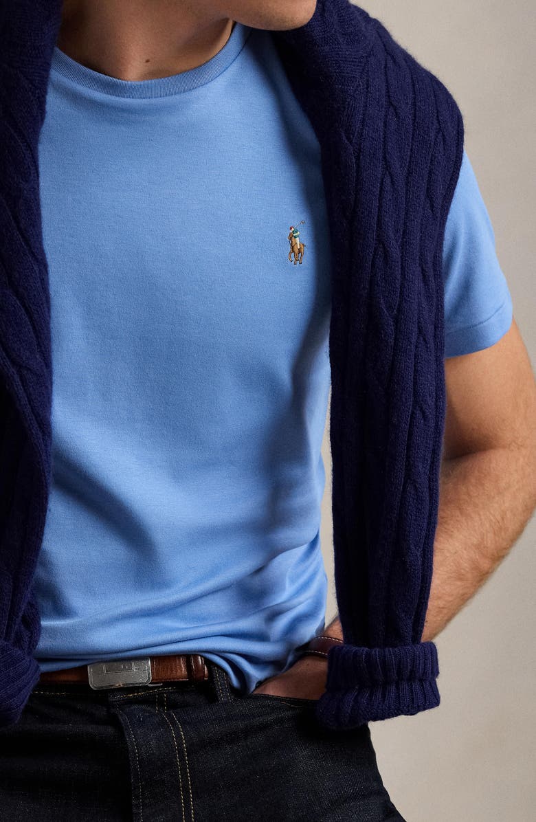Polo Ralph Lauren Solid Cotton T-Shirt, Alternate, color,