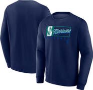 FANATICS Men's Fanatics Navy Seattle Mariners Focus Fleece Pullover Sweatshirt