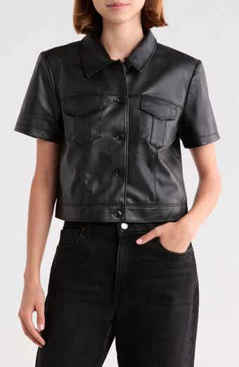 Angelique Leather Top