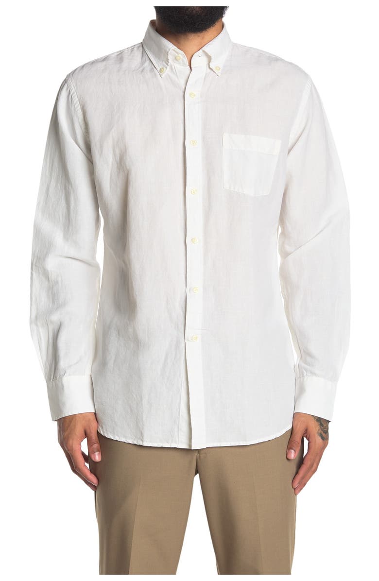 Peter Millar Seaside Washed Dress Shirt, Main, color, 