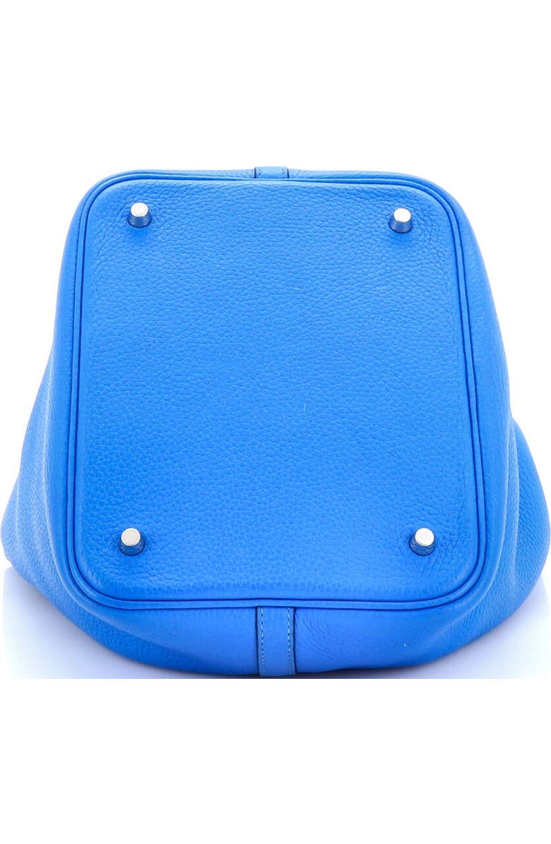 Pre-Owned Hermes Picotin Lock Bag Clemence MM, Alternate, color, Bleu Hydra