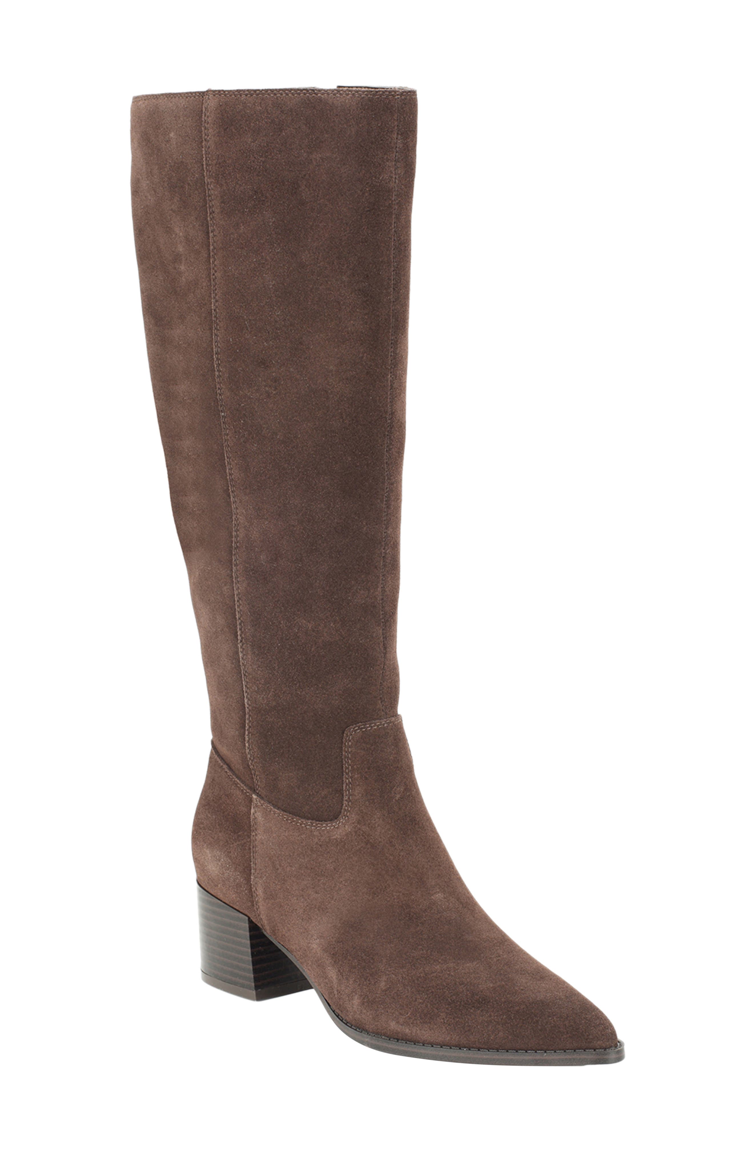 Juletta Knee High Boot, Main, color, DARK BROWN