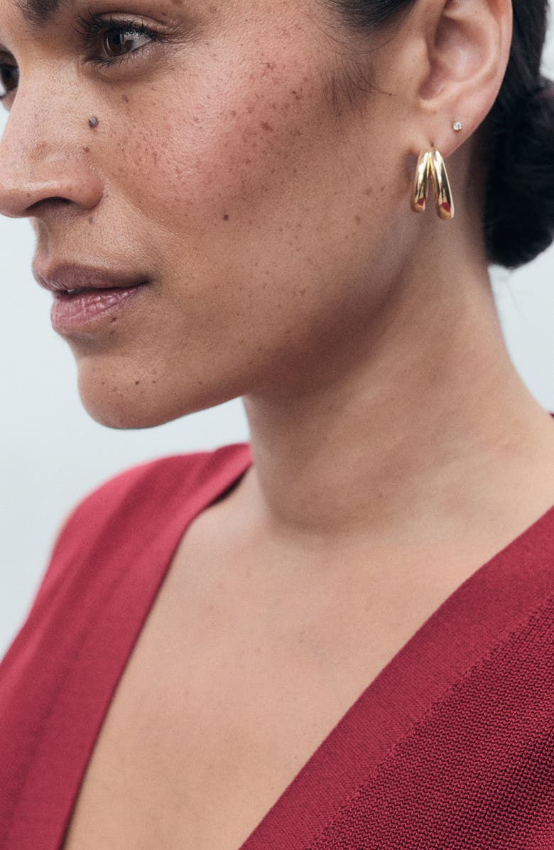 MANGO Button Front Knit Vest, Alternate, color, Wine