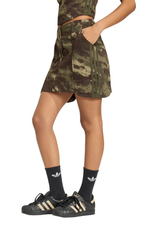 Camo Cargo Miniskirt