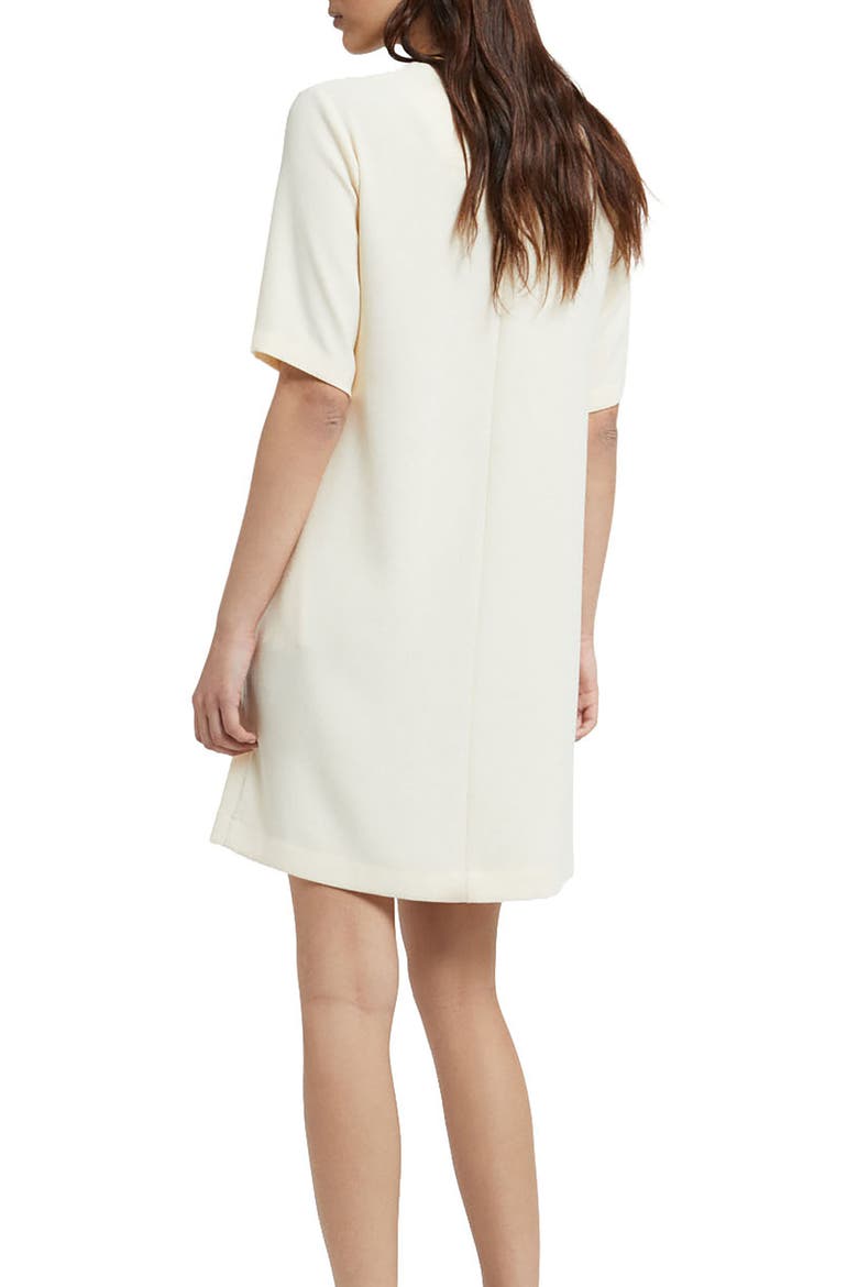 Solid Short Dress, Alternate, color, Ecru