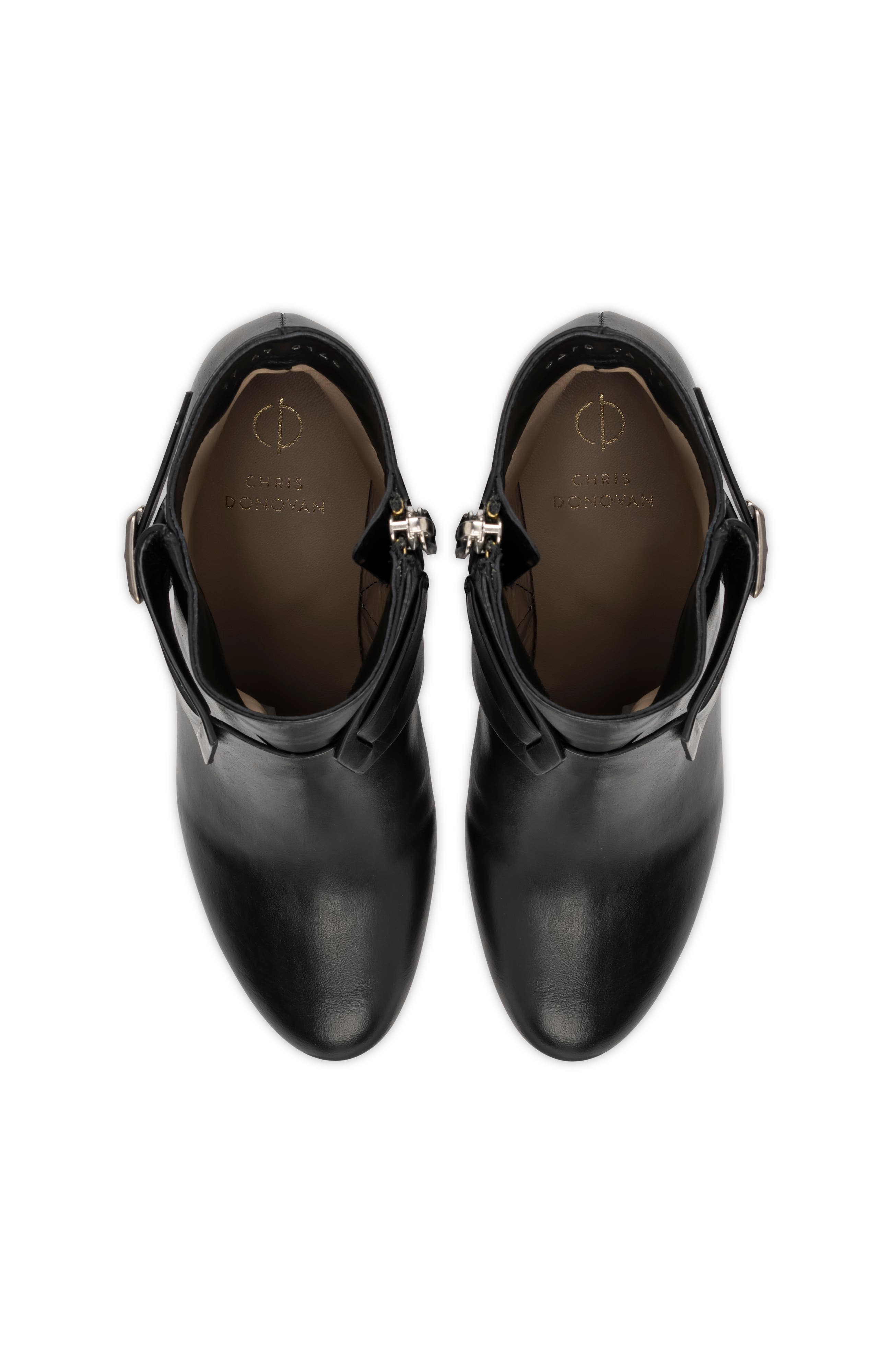 Chris Donovan Footwear Whisper Bootie, Alternate, color, Black