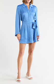 Mariana Tie Waist Long Sleeve Minidress