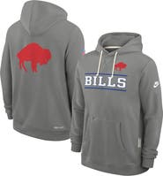 Nike Men's Nike Gray Buffalo Bills Standard Issue Replay Officials Alternate Dri-FIT Hoodie
