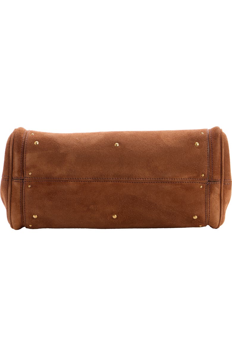 Chloé Paddington Suede Satchel, Alternate, color,