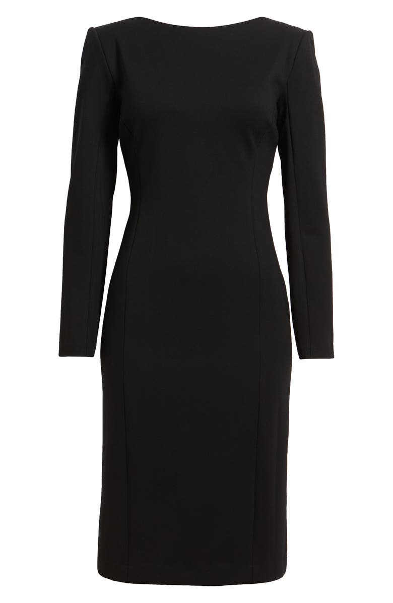 SPANX<sup>®</sup> Long Sleeve Low Back Dress, Alternate, color, Classic Black