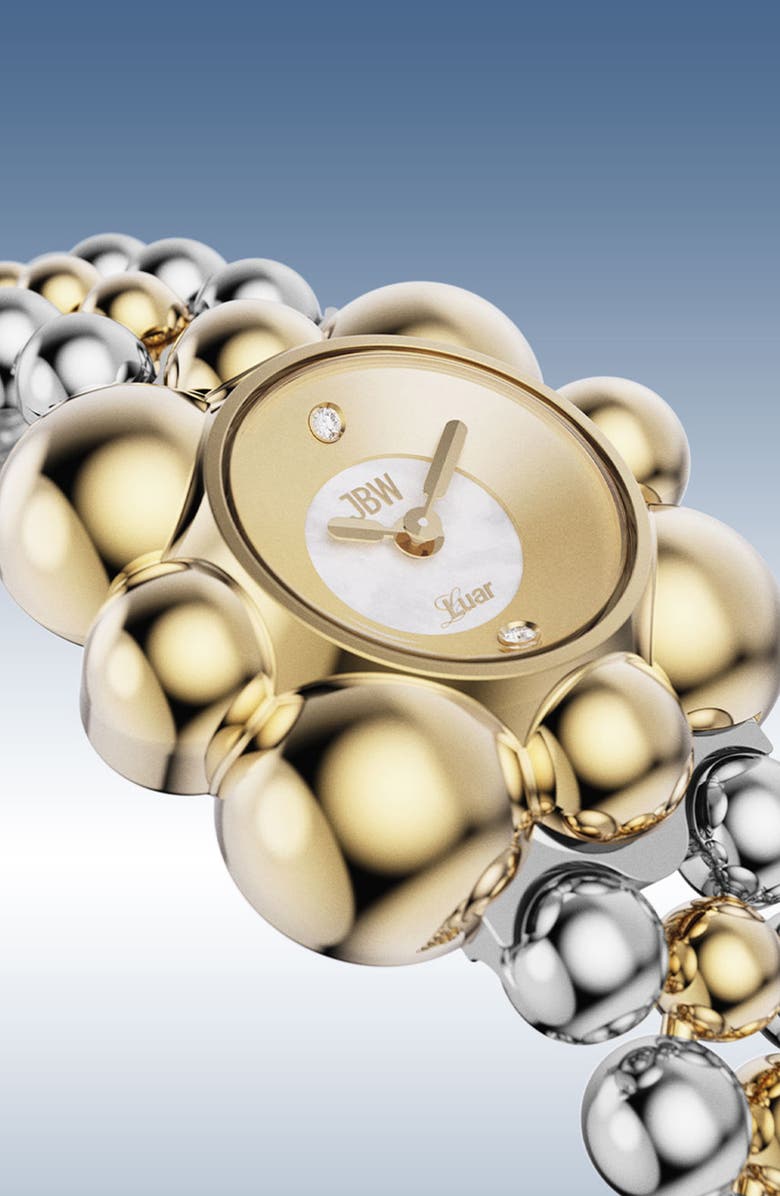 JBW x Luar Atmosphere Two-Tone Bracelet Watch, 30mm, Alternate, color, Two-Tone