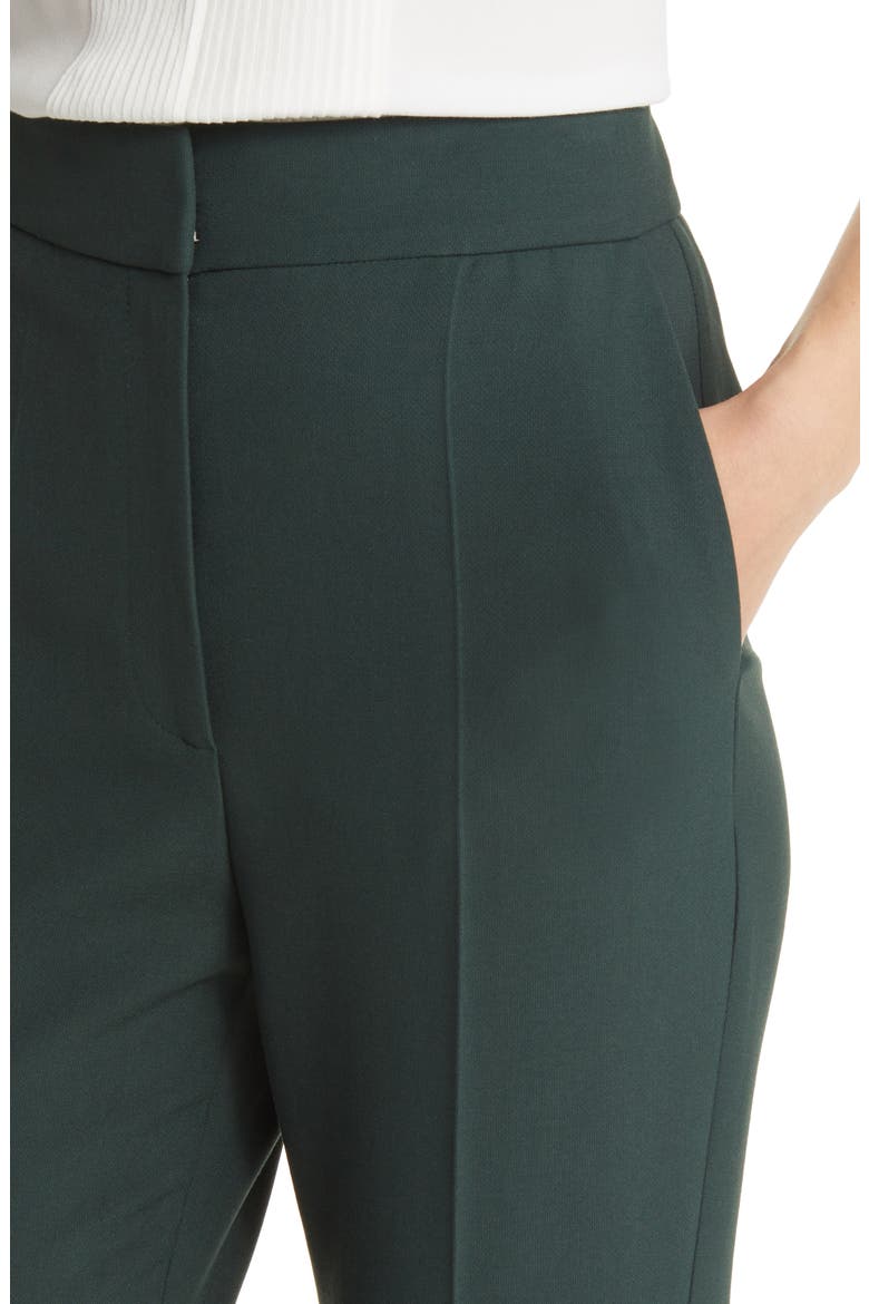Tanorda High Waist Flare Pants, Alternate, color, COURT GREEN