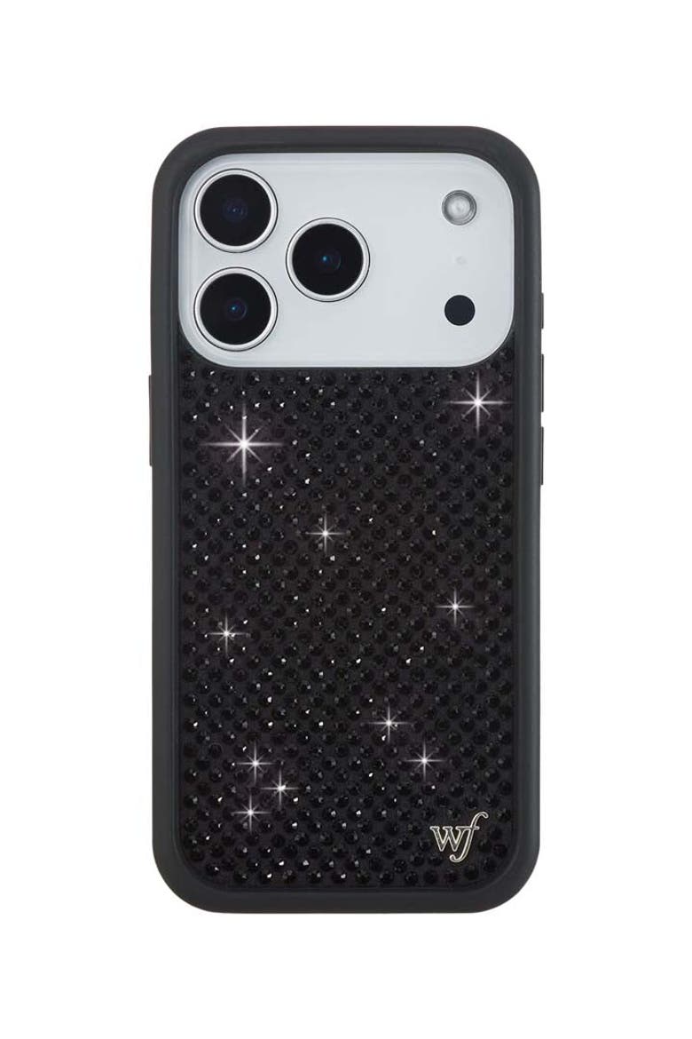 Black Rhinestone iPhone 17/17 Pro/17 Pro Max Case, Main, color, iPhone 17 Pro