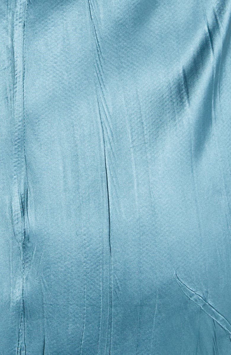 Komarov Ruffle Charmeuse & Chiffon Cocktail Dress with Jacket, Alternate, color,