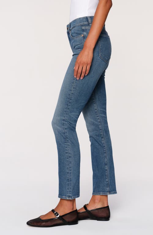 Dl1961 Halle Straight Instasculpt High Rise Jeans Palm Springs (dl Airbrushed) In Ocean City Ultimate