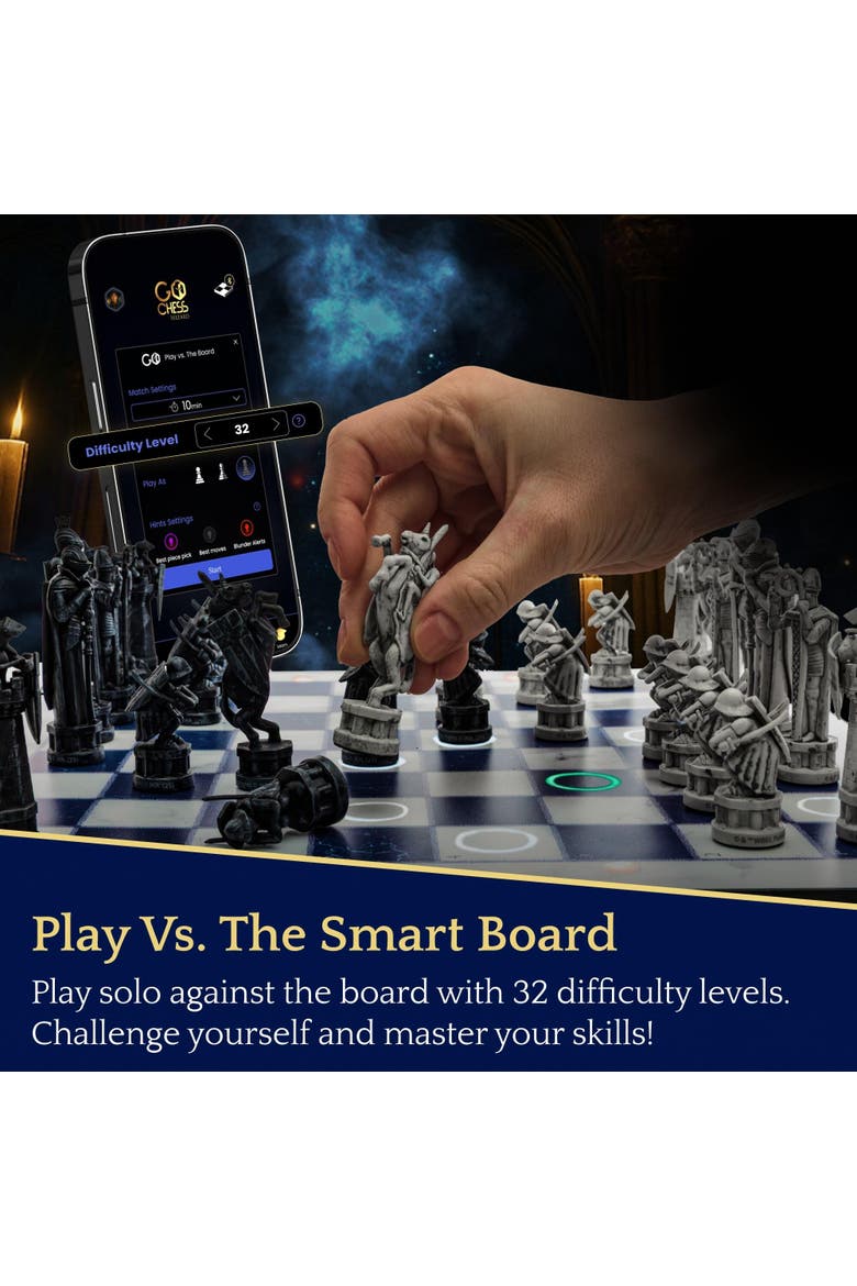 GoChess Mini Wizard Harry Potter Electronic Chess Game Set, Alternate, color, Multicolored