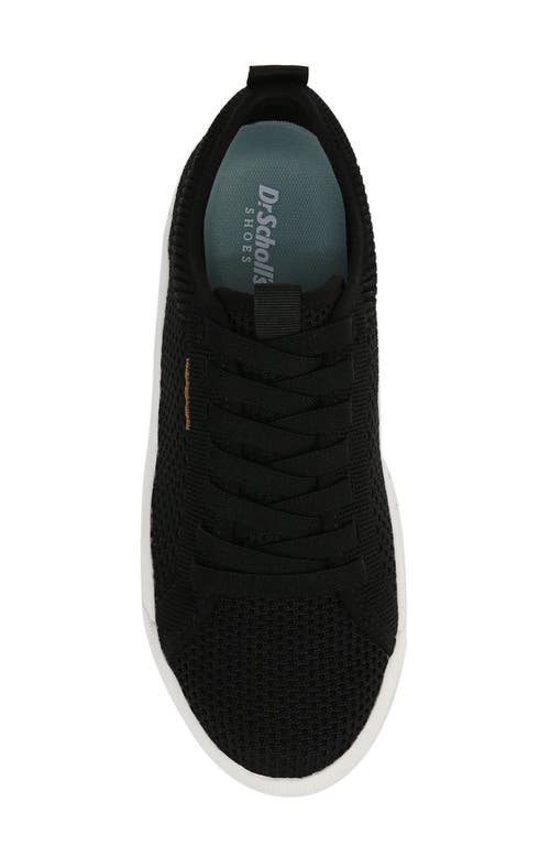 Shop Dr. Scholl's Time Off Sneaker In Black Knit