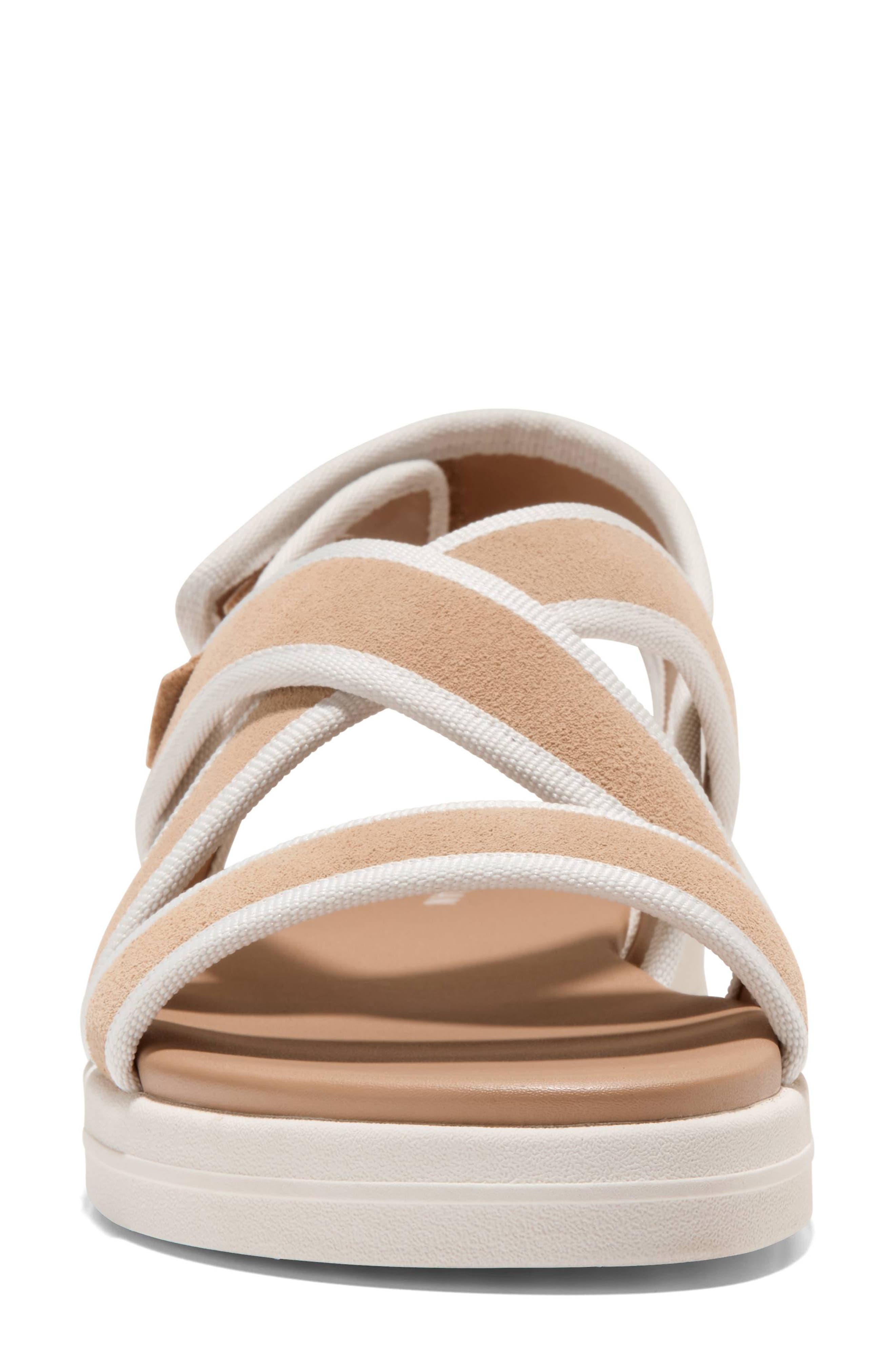 Nantucket Drift Sandal, Alternate, color, TUSCAN SAND/ POWDER GROS GRAIN