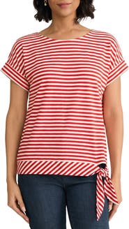 Jones New York Stripe Dolman Top