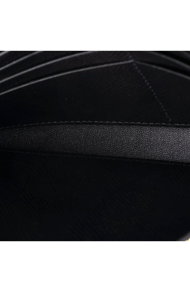 Pre-Owned Hermes Constance To Go Wallet Epsom, Alternate, color, Noir