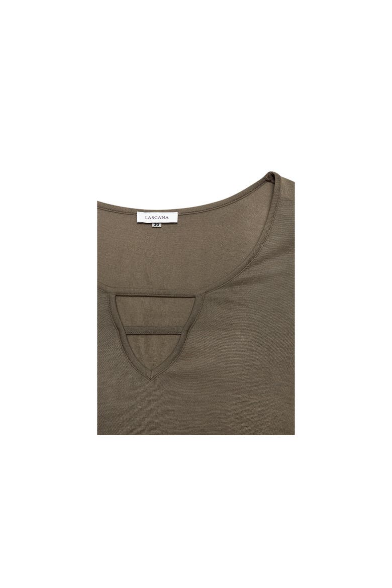 2-In-1 Short Sleeve Dress, Alternate, color, Ivory Khaki