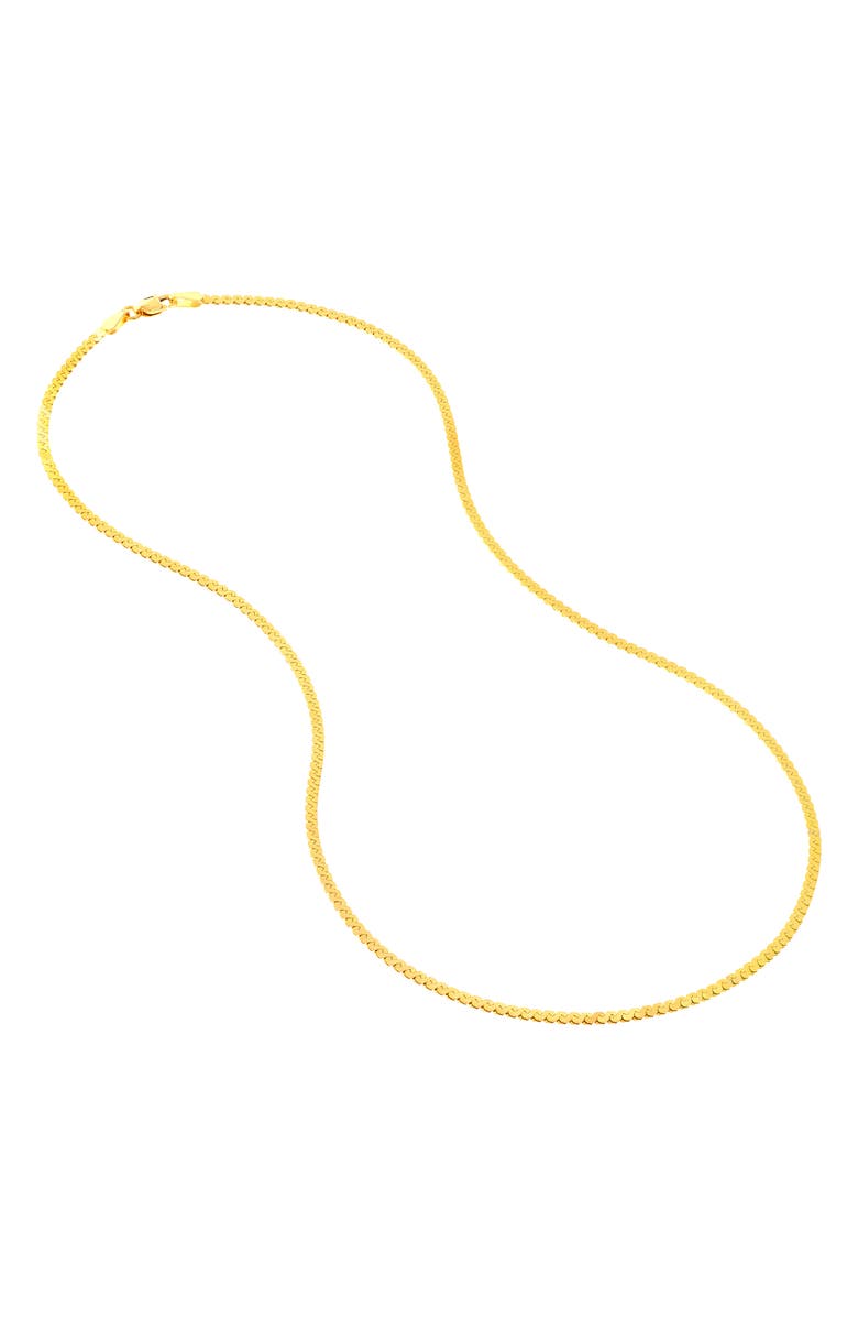HAWLEY ST 14K Yellow Gold Serpentine Chain Necklace, Alternate, color,
