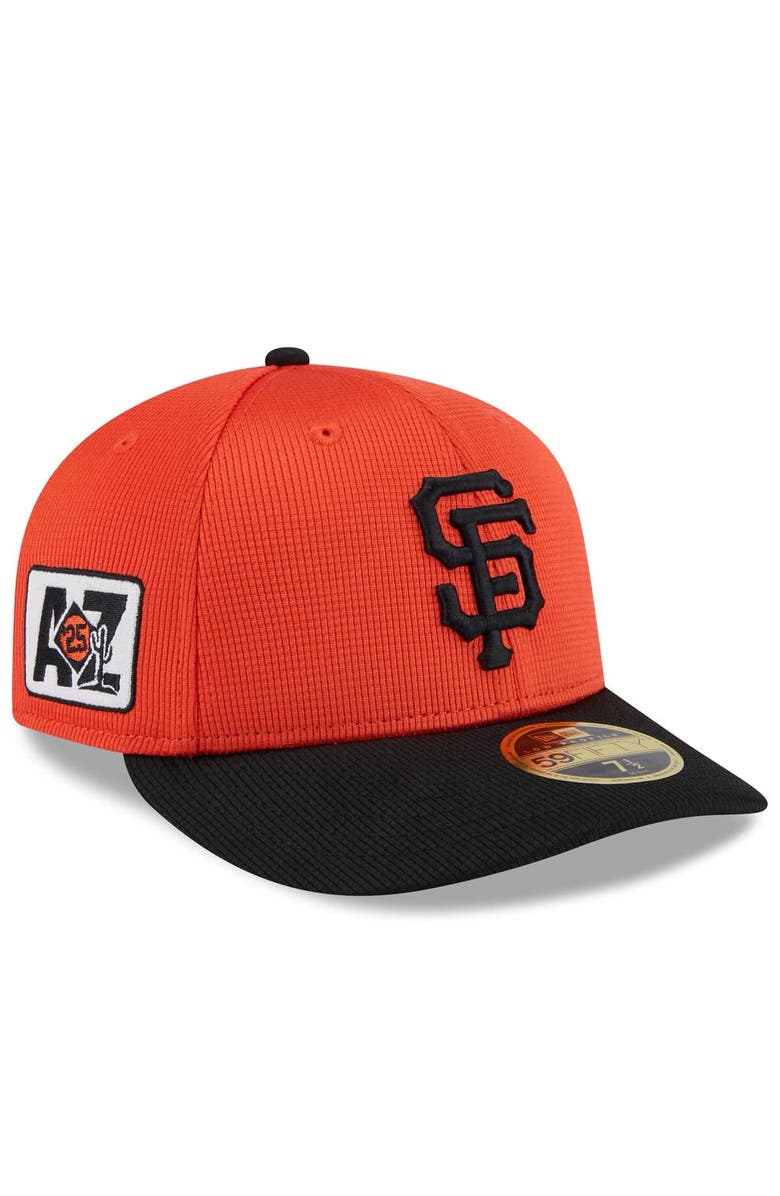 New Era Men's New Era Orange/Black San Francisco Giants 2025 Spring Training Low Profile 59FIFTY Fitted Hat, Main, color, Orange