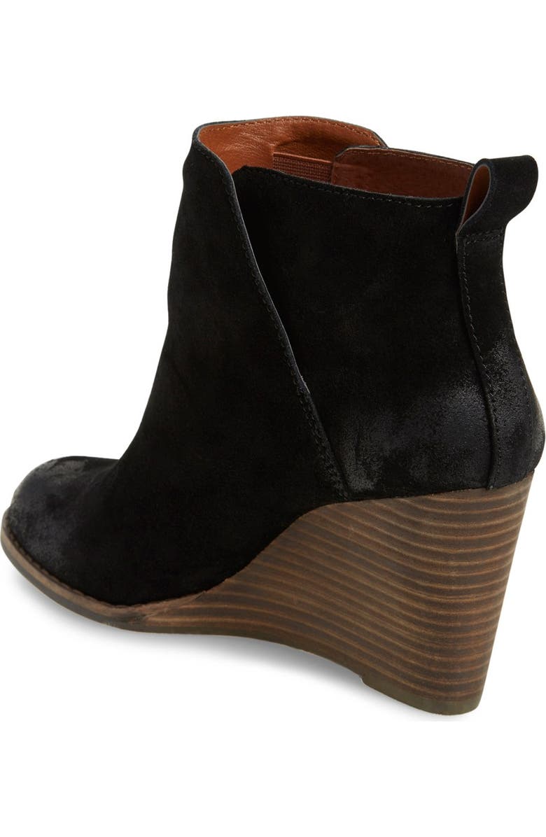 Lucky Brand 'Yezzah' Wedge Bootie, Alternate, color,