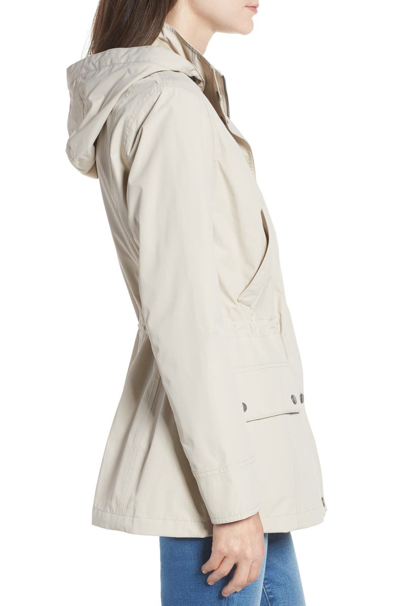 Barbour Kinnordy Waterproof Hooded Jacket, Alternate, color, 
