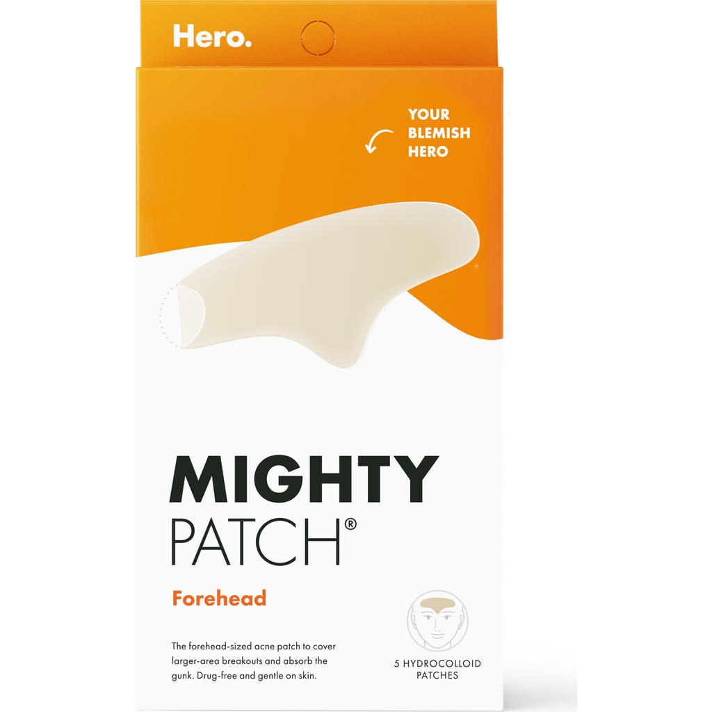 Hero Mighty Patch Forehead Hydrocolloid Acne Patch In Orange