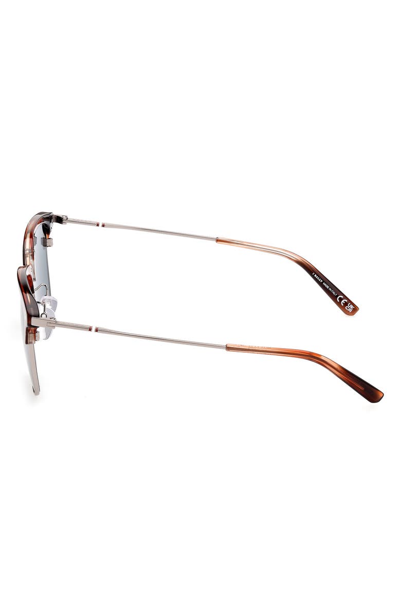 Bally 55mm Square Sunglasses, Alternate, color, 