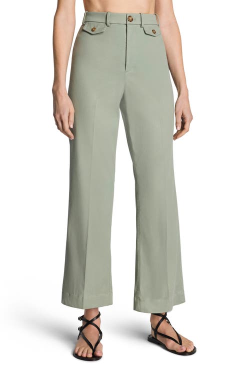 SPANXsupersmooth™ Crop Easy Flare Stretch Twill Pants