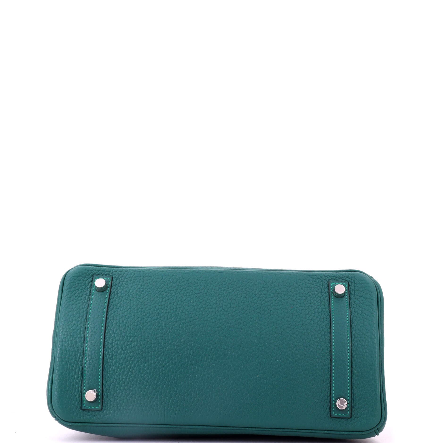 Birkin Handbag Green Clemence with Palladium Hardware 30, Alternate, color, Green