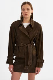 LAMARQUE Dhana | Suede Trench Jacket