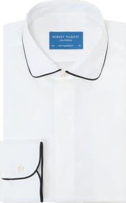 Robert Talbott Reeves Piped Formal Shirt in Contemporary Fit
