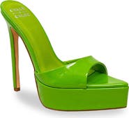 CHASE AND CHLOE Platform Slide Sandal