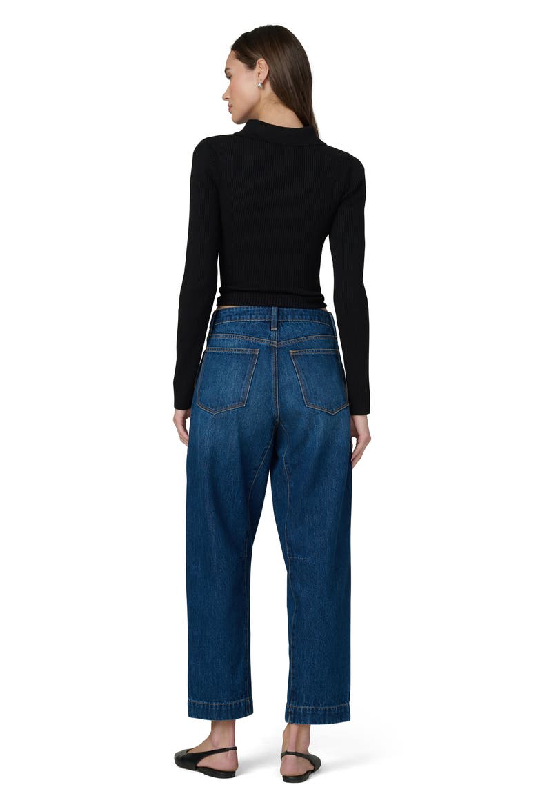 The Wilder High Waist Crop Relaxed Barrel Jeans, Alternate, color, UNMISTAKABLE
