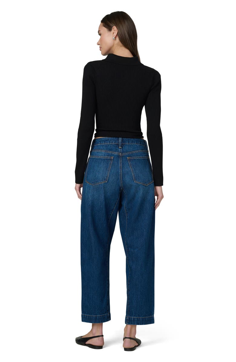 Joe's Jeans The Wilder High Waist Crop Relaxed Barrel Jeans, Alternate, color, Unmistakable