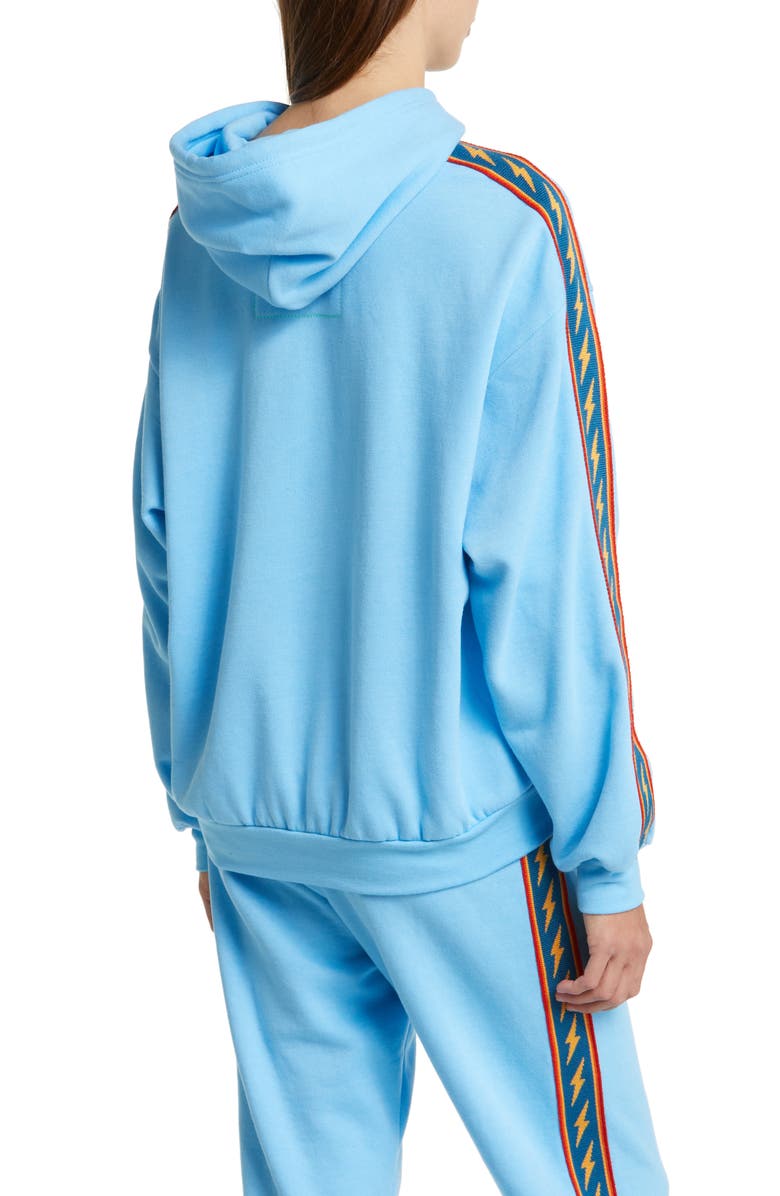 Aviator Nation Bolt Stripe Relaxed Fit Hoodie, Alternate, color, 