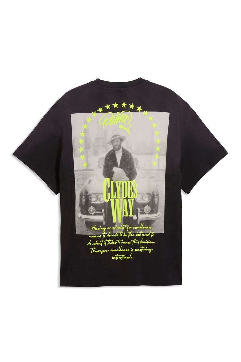 Memory Lane 1 Cotton Graphic T-Shirt, Alternate, color, PUMA BLACK